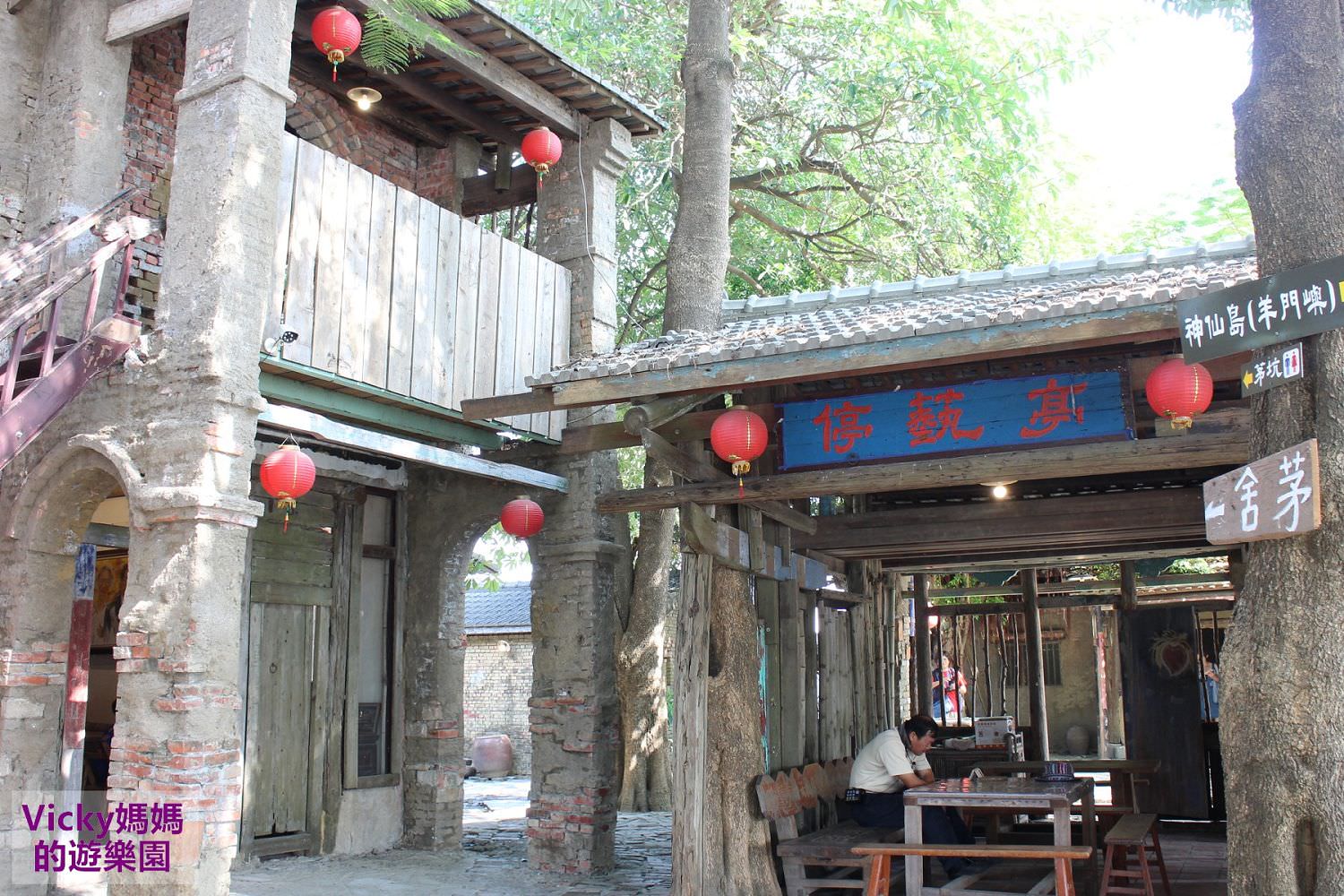 台南景點︱學甲老塘湖藝術村：著格格戲服，搭纜繩船穿越時空，體驗古人生活