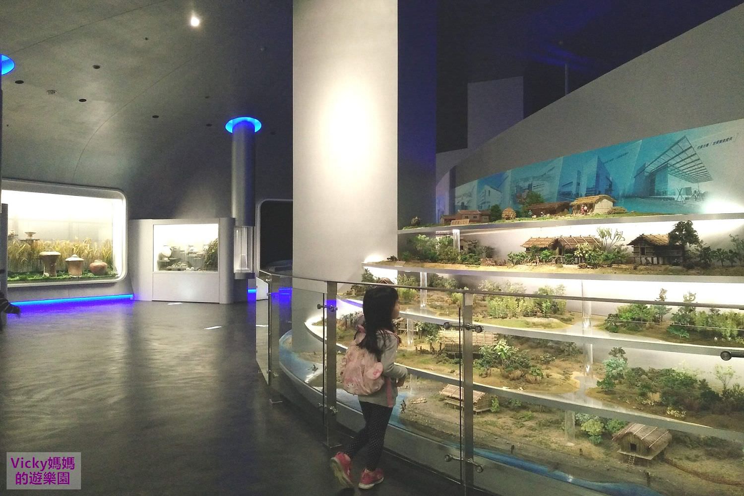 台南旅遊︱台南新景點：史前博物館南科分館，南科考古館，氣勢超磅礡，展館超豐富，設有親子友善的兒童廳