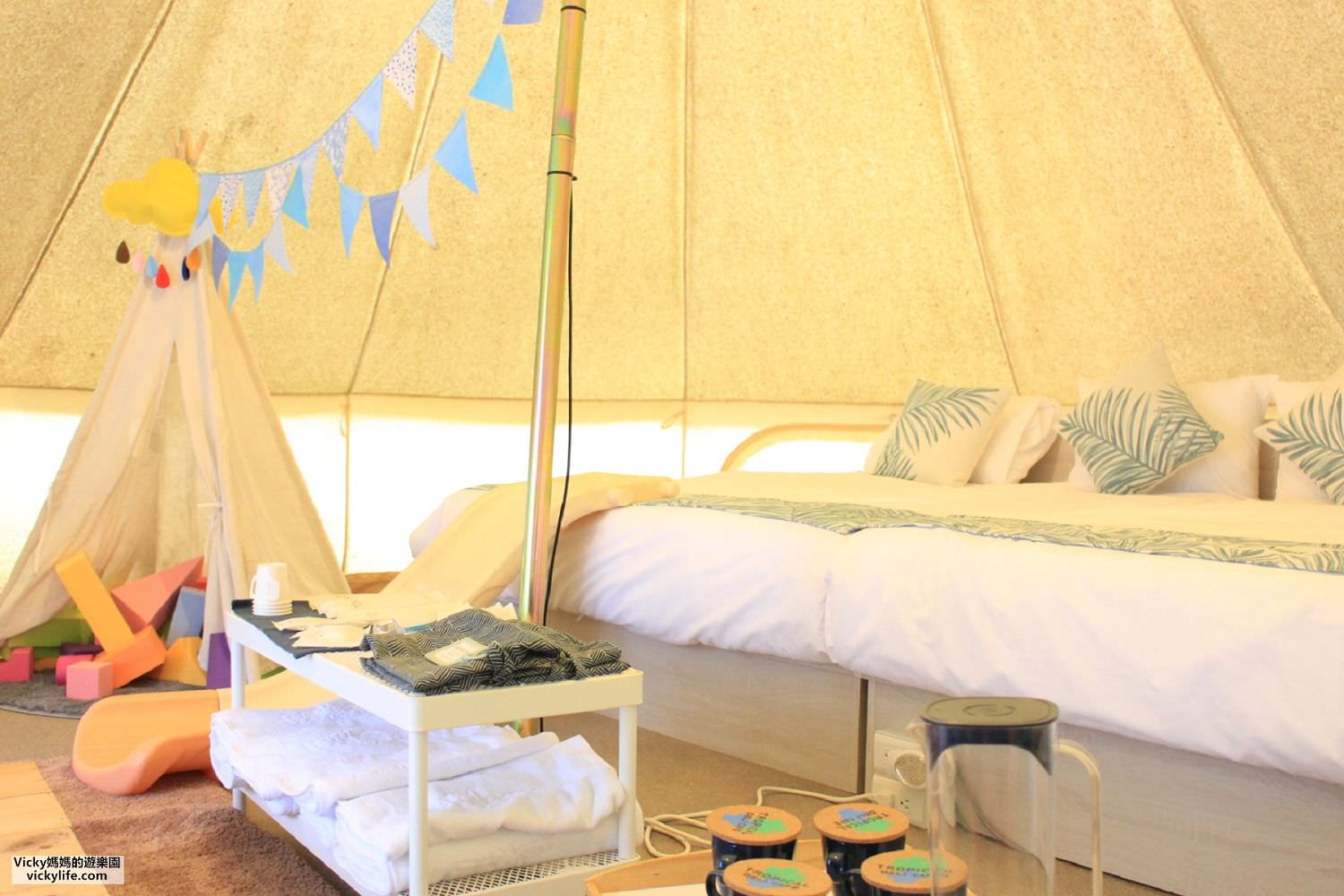豪華露營glamping︱高雄露營︱蝶舞澗：美濃秘境，在帳篷裡吹冷氣和玩積木，帳篷外享受群山環繞和美食佳餚