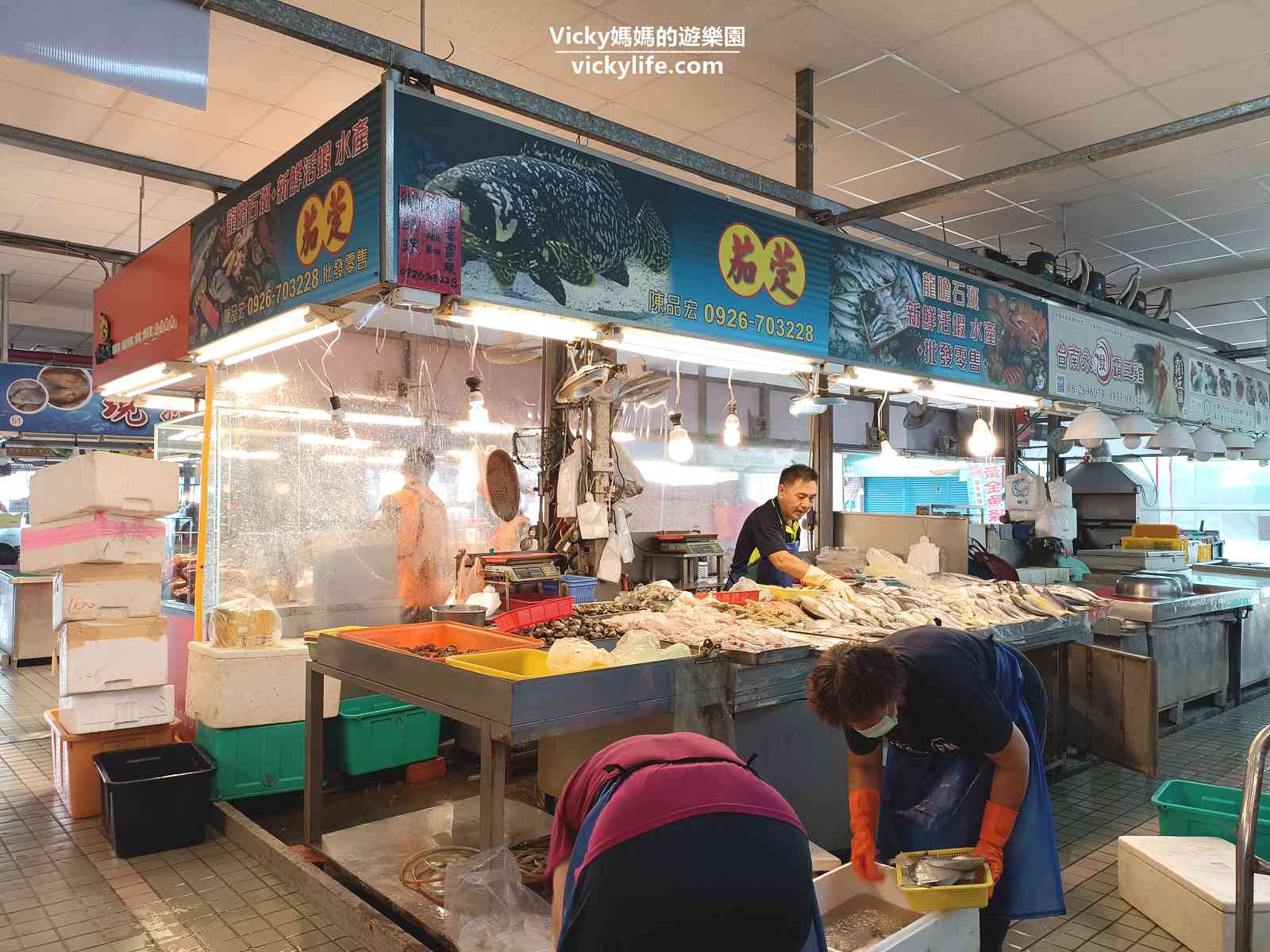 台南市場︱崇義黃昏市場、尚青黃昏市場：古早味點心，生食熟食都有賣，雞鴨魚豬牛蔬菜也都有