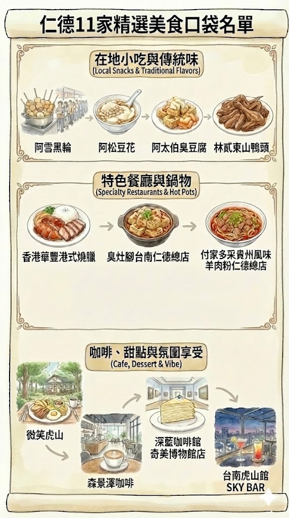 台南仁德美食:不論是必比登推薦的美食,或是在地小吃,一起來享受仁德的美味吧 台南仁德美食:不論是必比登推薦的美食,或是在地小吃,一起來享受仁德的美味吧