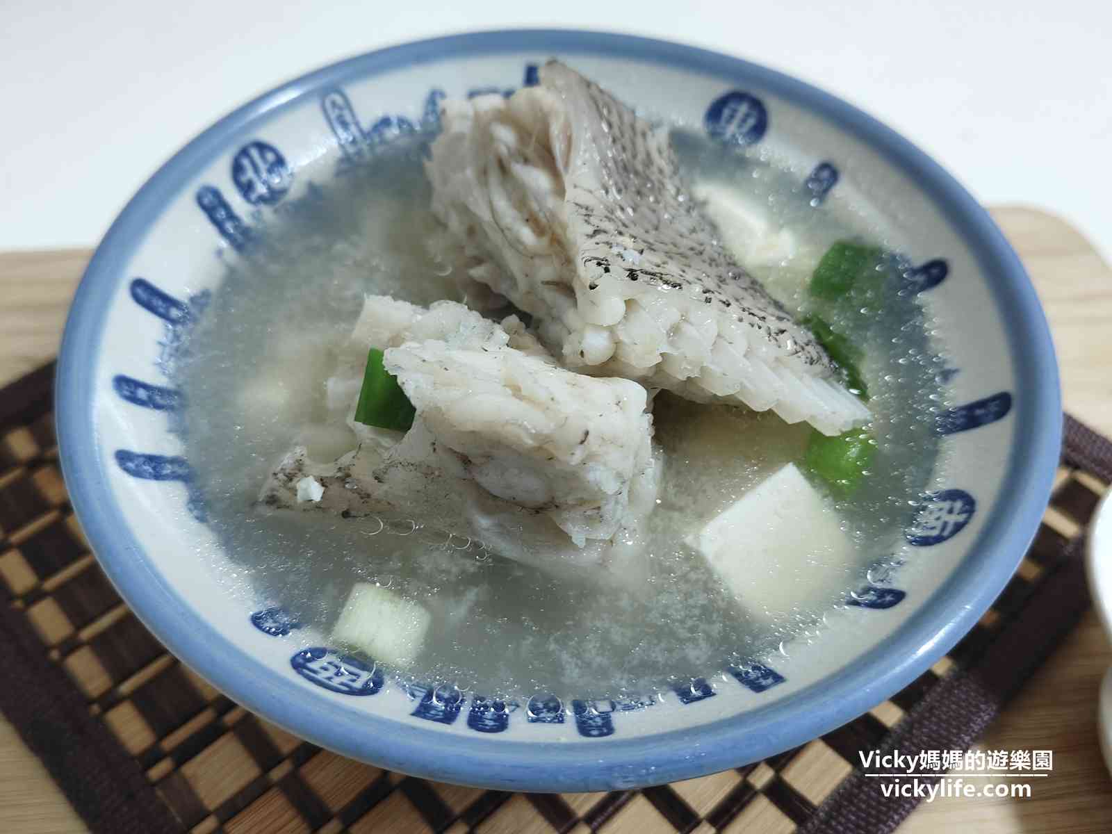 簡易食譜︱龍膽石斑魚頭豆腐味噌湯：超簡單的魚湯煮法，在家就可以喝溫暖的鮮魚湯 @Vicky 媽媽的遊樂園