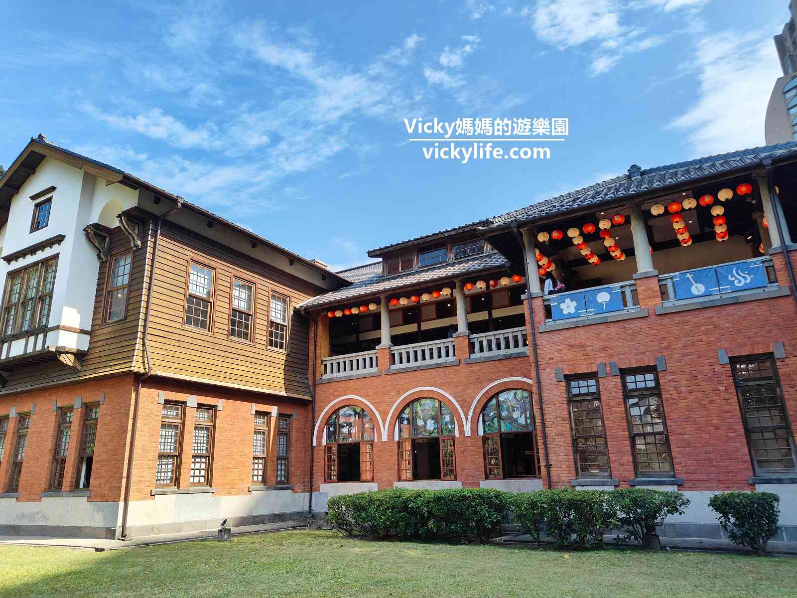 台北景點︱北投溫泉博物館：免門票即可享受和洋建築帶來的視覺美感，望樓、大浴池、榻榻米活動大廳一定要逛起來