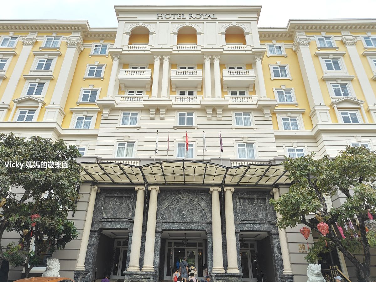 越南會安美食︱會安皇家飯店 Hoi An Royal Hotel：3層蛋糕塔和竹籃水果，越、西式下午茶美味豐富