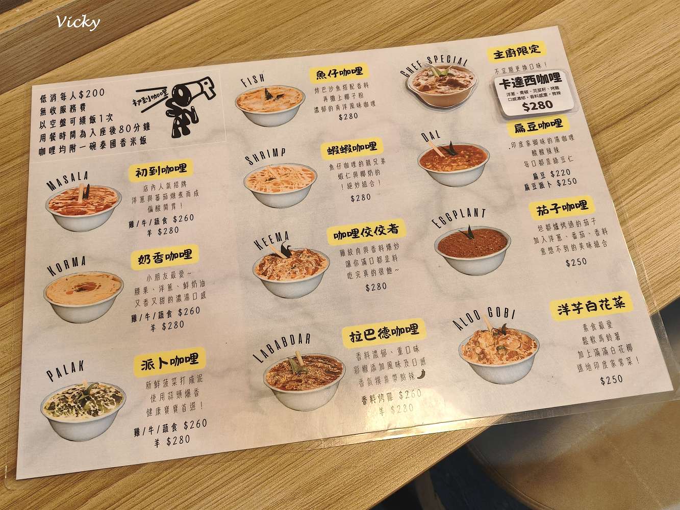 台南東區美食︱初到咖哩：育樂街隱藏版美味咖哩，鹹辣風味讓人一試成主顧，附菜單