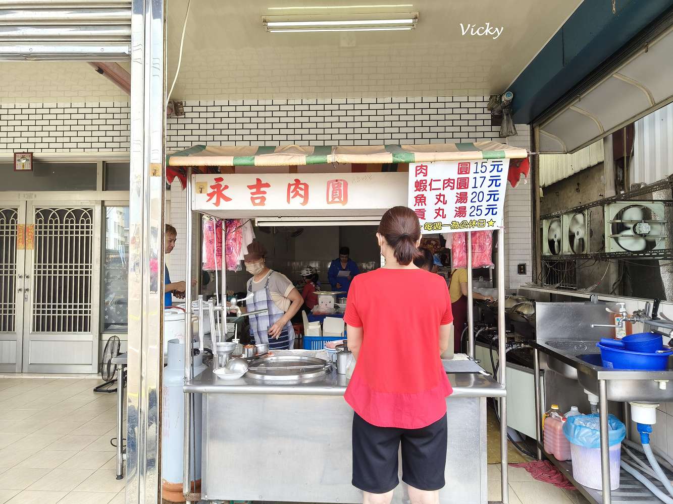 茄萣美食推薦︱永吉肉圓＋市場內純手工賣愛玉，在地人必吃的港口風味點心與甜品