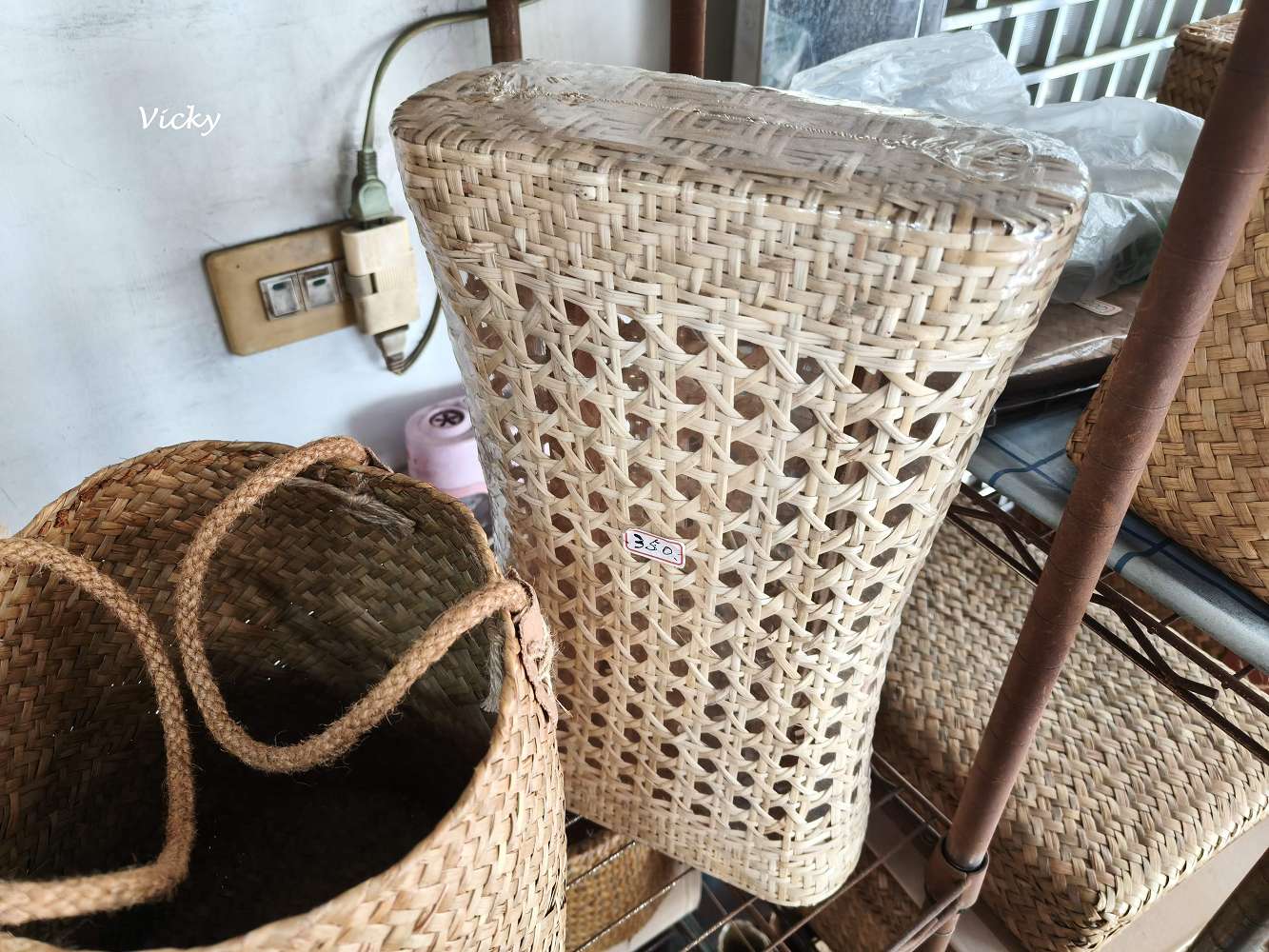 台南特色老店｜協進篾器舖：畚箕、魚簍、燈罩等，讓竹子化身生活中的藝術品