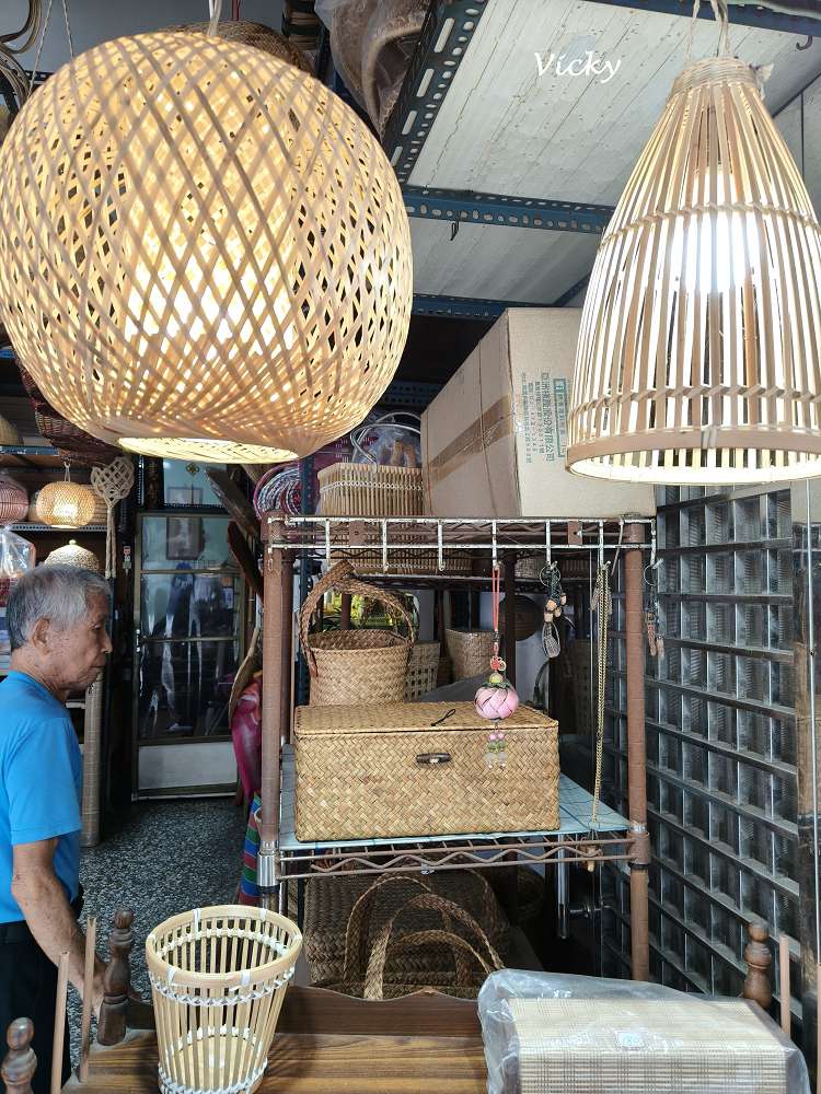 台南特色老店｜協進篾器舖：畚箕、魚簍、燈罩等，讓竹子化身生活中的藝術品