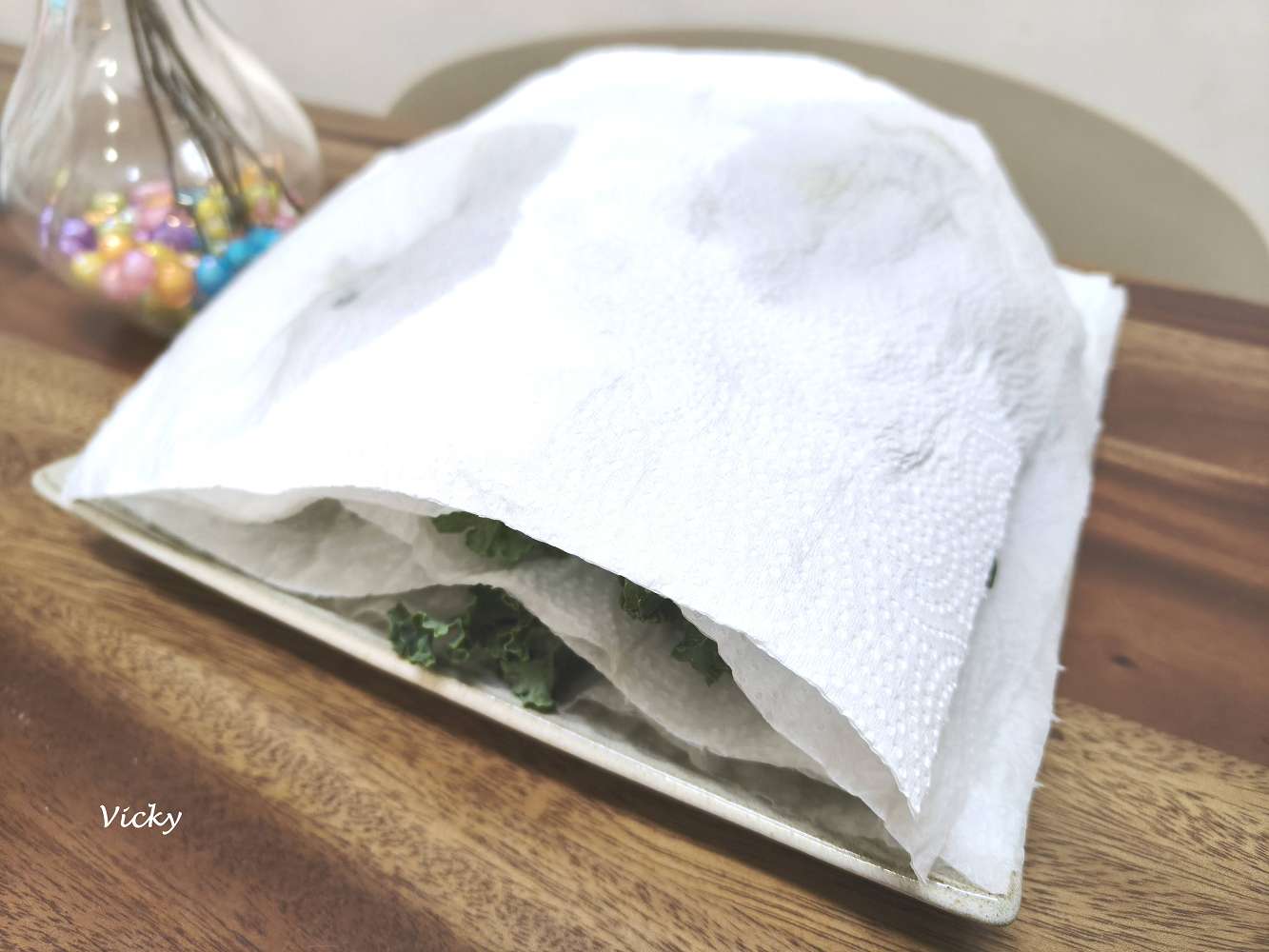 氣炸鍋料理︱氣炸羽衣甘藍：自己做海苔！5分鐘完成低卡零食，比洋芋片還涮嘴