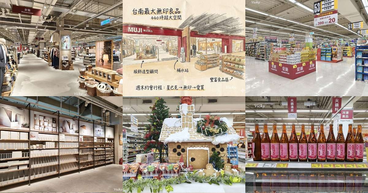 網站近期文章：台南購物攻略｜愛買 台南店： 週末採買儀式感，星巴克、全台南最大無印、愛買一站式補貨地圖