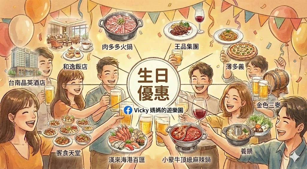 網站近期文章：2026 壽星優惠全攻略：20 間必吃餐廳懶人包，慶生儀式感從這裡開始！