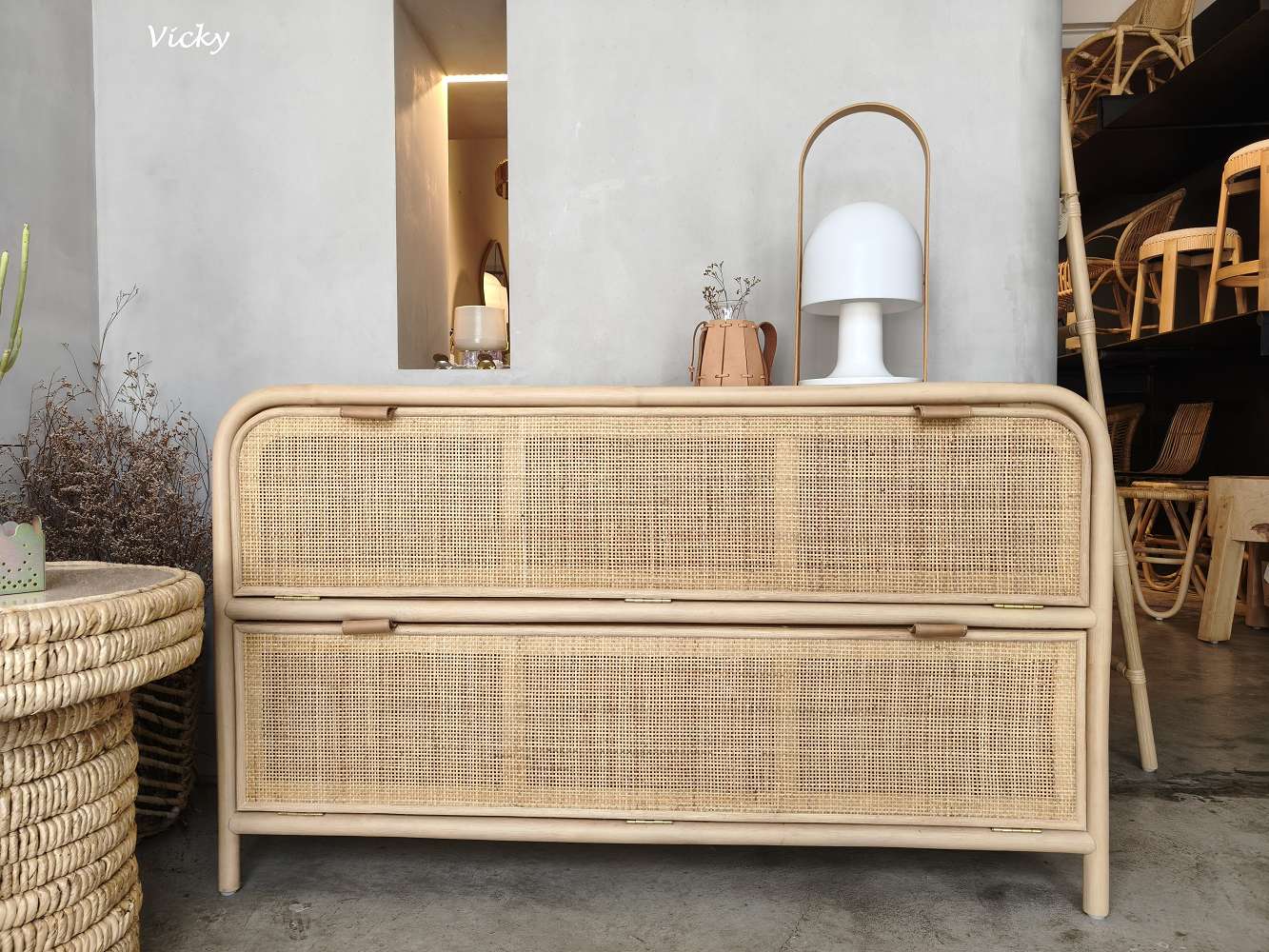台南老宅家具店推薦︱拾藤：質感居家選物，藤編工藝與光影的空間對話