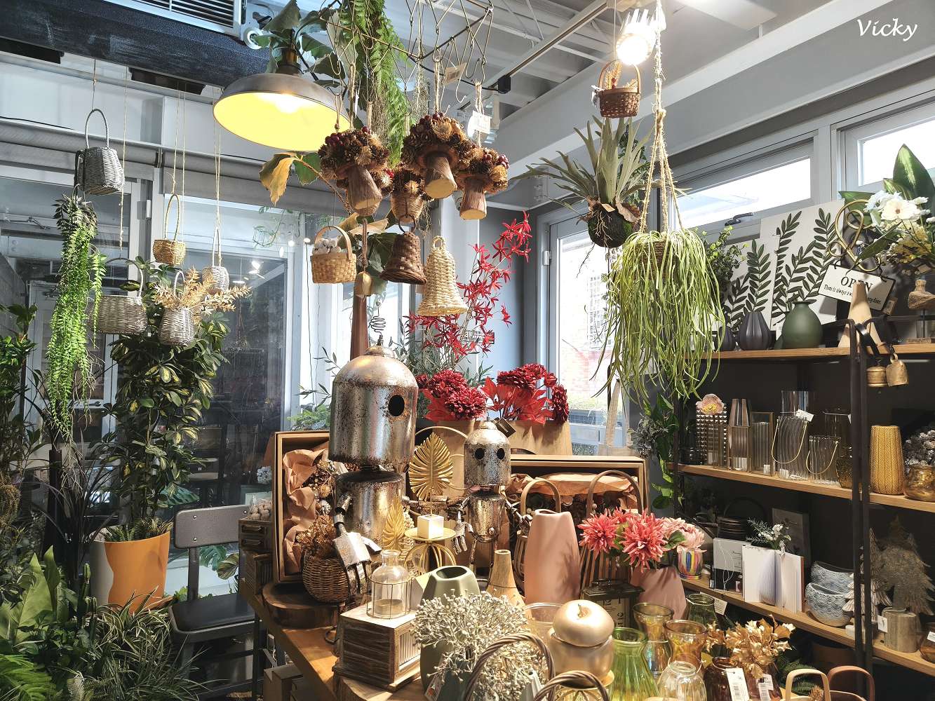 台中花店推薦｜弎學植務所：審計新村轉角遇見森林系秘境，百元就能帶走的生活儀式感，質感生活從這裡開始！