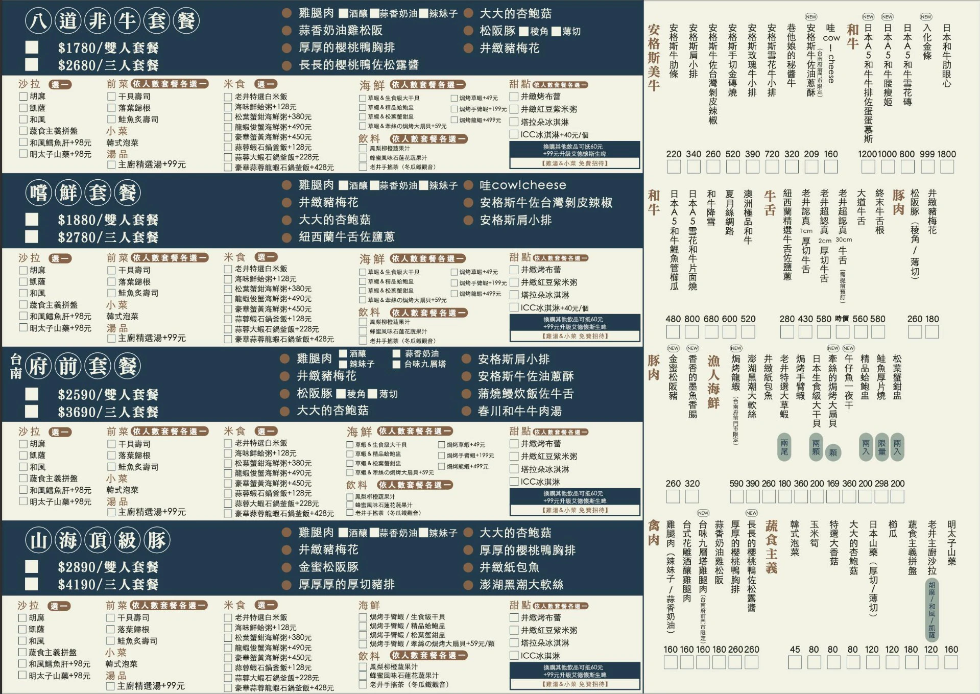 台南燒肉推薦︱老井極上燒肉 台南府前店：試營運大排長龍！30cm 厚切牛舌與極品和牛的頂級饗宴，附菜單